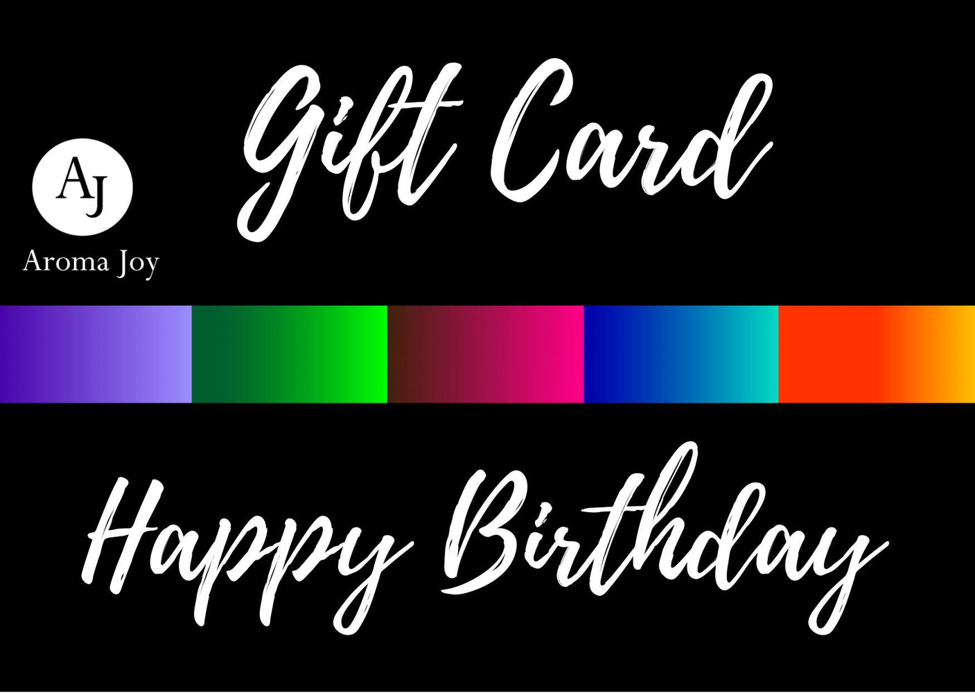 AROMA JOY GIFT CARD