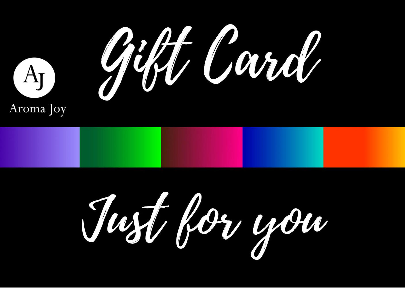 AROMA JOY GIFT CARD