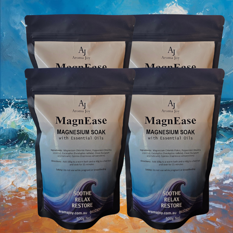 MagnEase Magnesium Soak 500g Double Duo (4 X 500g)